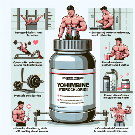 Yohimbina cloridrato nel bodybuilding: vantaggi e precauzioni