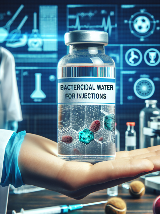 Acqua battericida per iniezioni: il futuro della farmacologia sportiva.